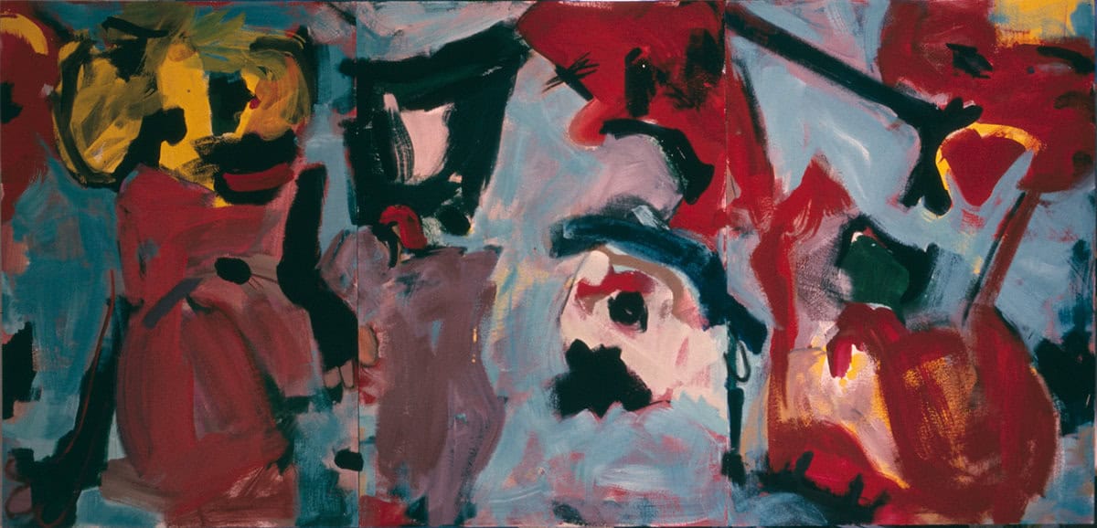 Acrylic paint Die Versammlung / The Assembly