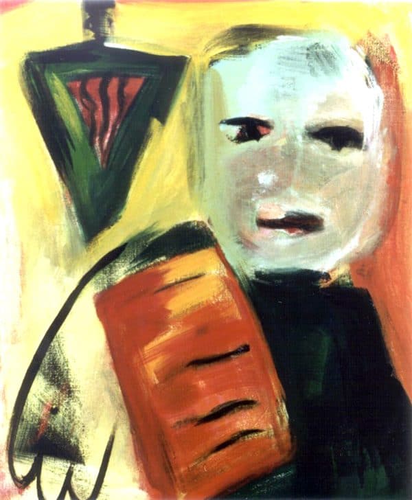 acylic paint K168-96-Parzival-Zyklus-Gahmuret