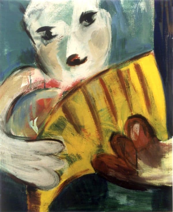 Acrylic Paint K169-96-Parzival-Zyklus-Das-Fuellhorn