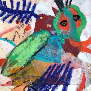 Mixed Media Poetische Miniatur 119 H795