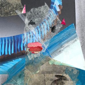 Mixed Media Poetische Miniatur 123 H799