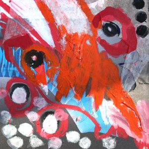 Mixed Media Poetische Miniatur 134 Boso H810