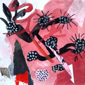 Mixed Media Poetische Miniatur 145 Dopur H821