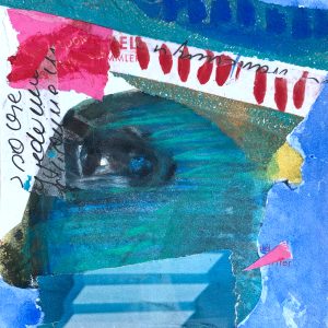 Mixed Media Poetische Miniatur 147 Okos H823