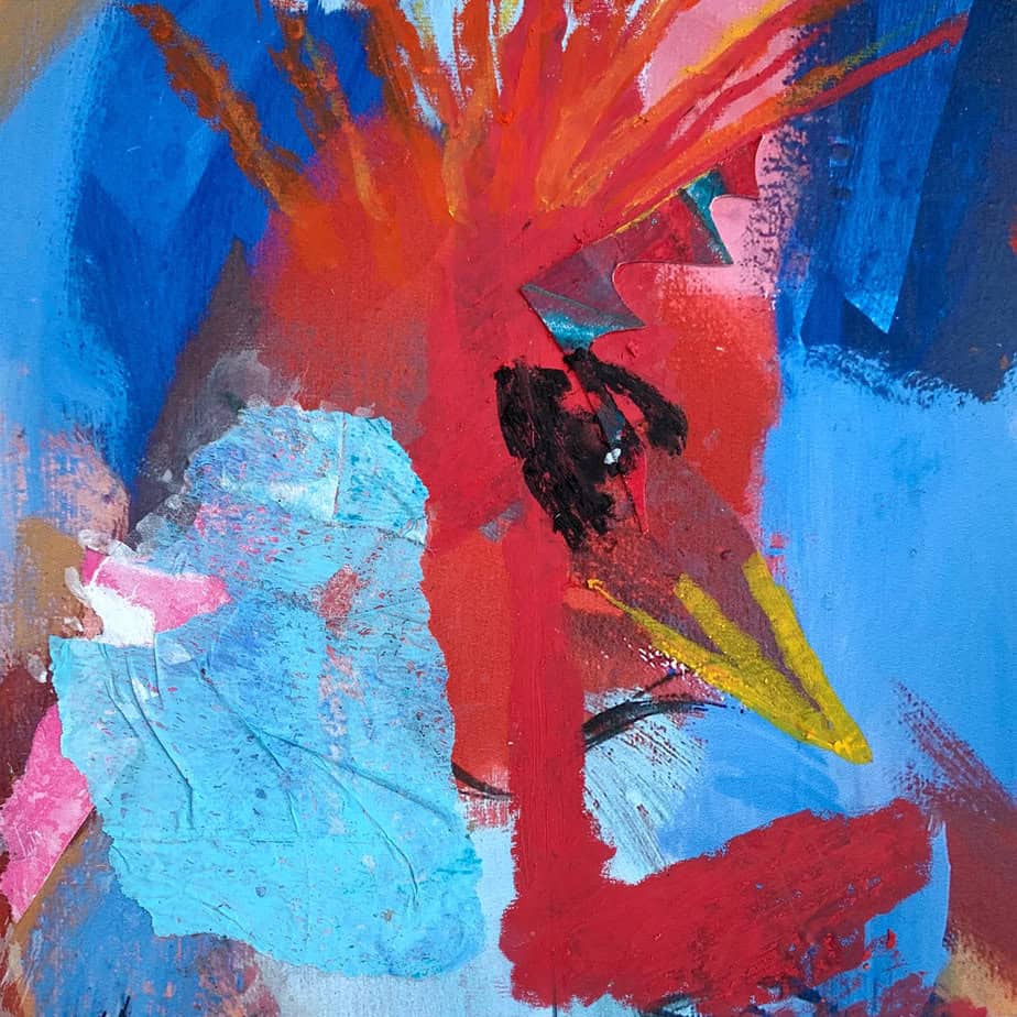 Mixed Media Poetische Miniatur 149 Kukus H825