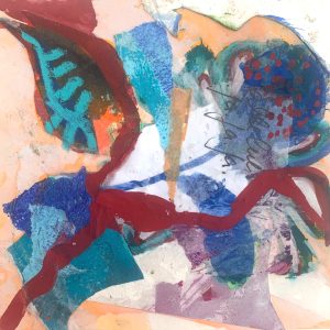 Mixed Media Poetische Miniatur 155 Rosoto H831