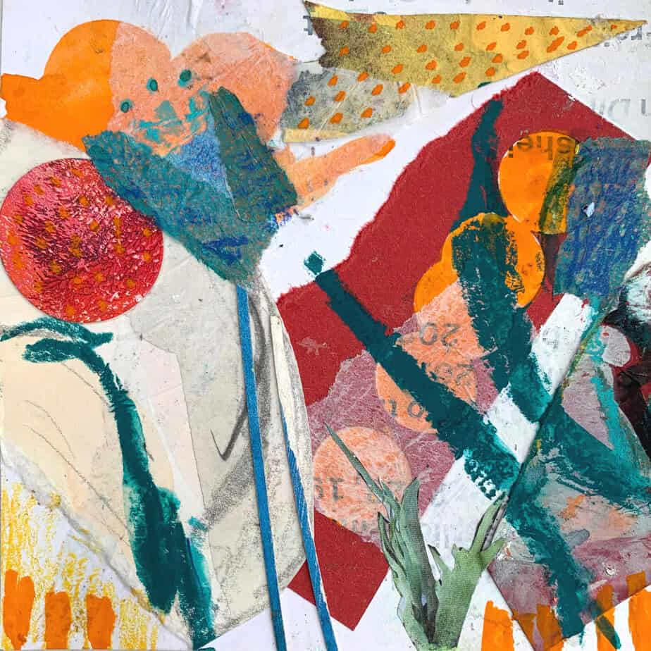 Mixed Media Poetische Miniatur 156 Wiwisa H832