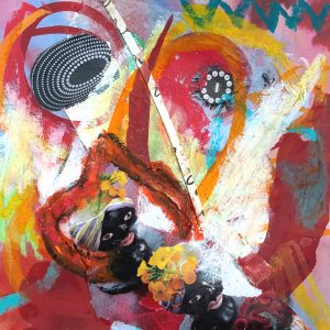 Mixed Media Poetische Miniatur 159 Osorq H835