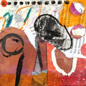 Mixed Media Poetische Miniatur 167 Aroda H837