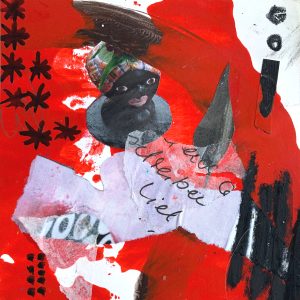 Mixed Media Poetische Miniatur 168 Motru H844