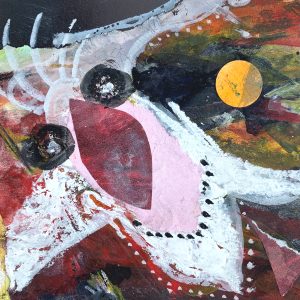 Mixed Media Poetische Miniatur 169 Gippi H845