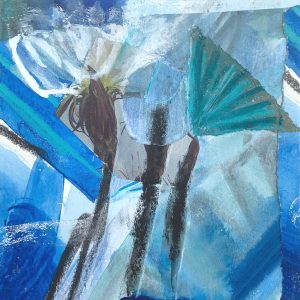 Mixed Media Poetische Miniatur 191 Roja H867