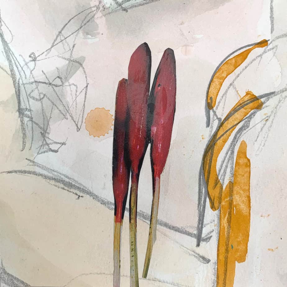 Mixed Media Poetische Miniatur 201 Glabus H877