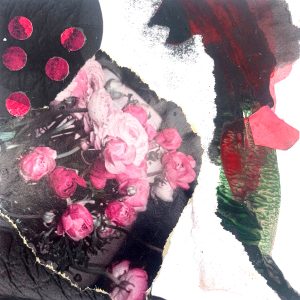 Mixed Media Poetische Miniatur 222 Rosalla H901