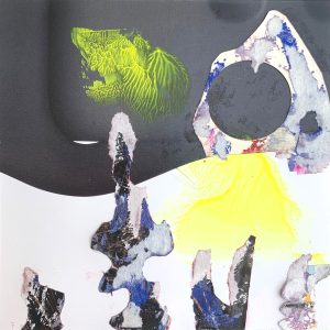 Mixed Media Poetische Miniatur 241 Spuku H921