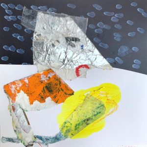 Mixed Media Poetische Miniatur 243 Josa H923