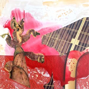 Mixed Media Poetische Miniatur 249 Zerfa H929