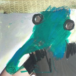 Mixed Media Poetische Miniatur 253 Bredi H933