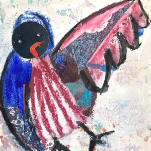 Mixed Media Poetische Miniatur 266 Floflo H947