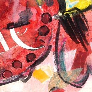 Mixed Media Poetische Miniatur 286 Teila H968