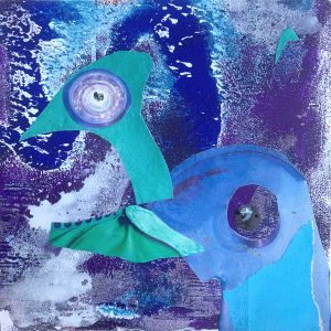 Mixed Media Poetische Miniatur 293 Rillinge H975