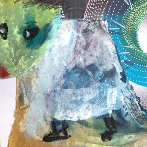 Mixed Media Poetische Miniatur 304 Kisus H986