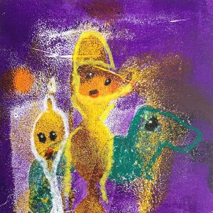 Mixed Media Poetische Miniatur 314 Populite H996