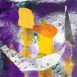 Mixed Media Poetische Miniatur 321 Übü H1003