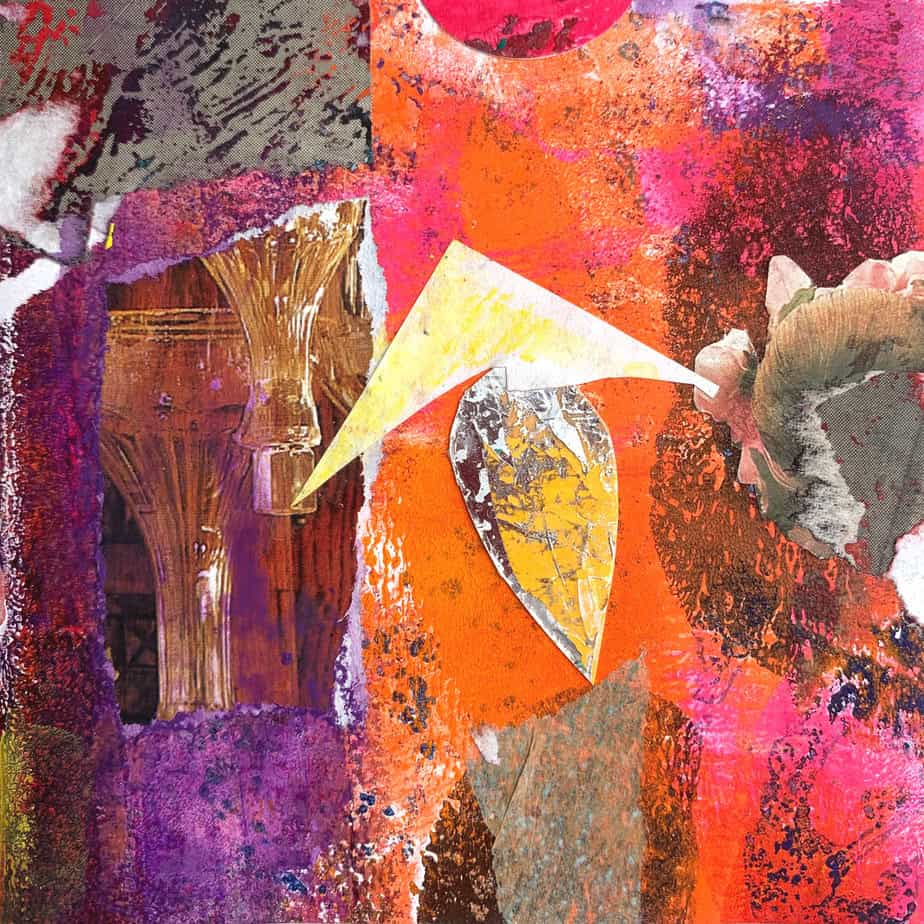 Mixed Media Poetische Miniatur 323 Uppole H1005