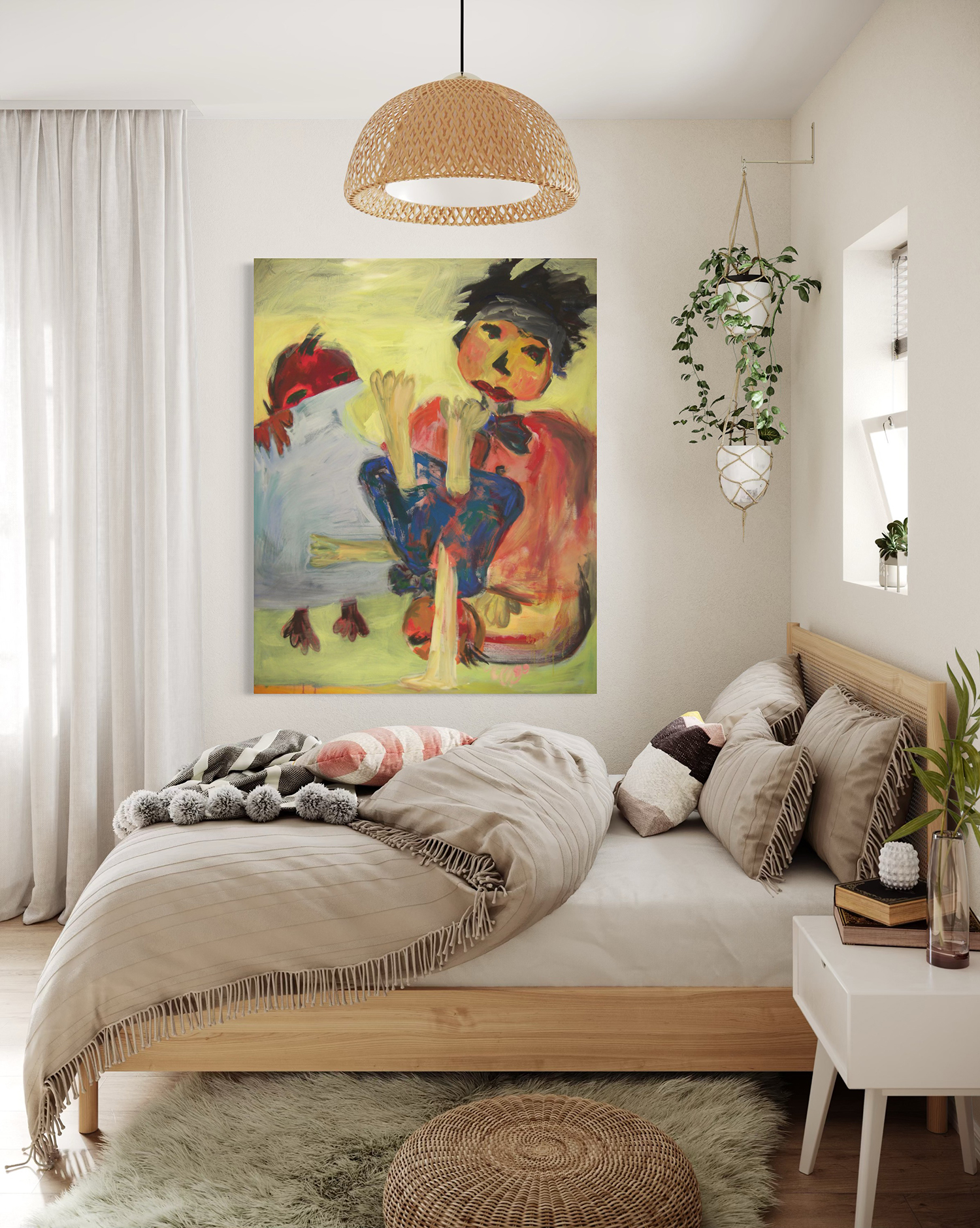 Acryl K103-91-Der-Kopfstand Bett-72dpi-1500 Acryl K103-91-Der-Kopfstand Bett-72dpi-1500