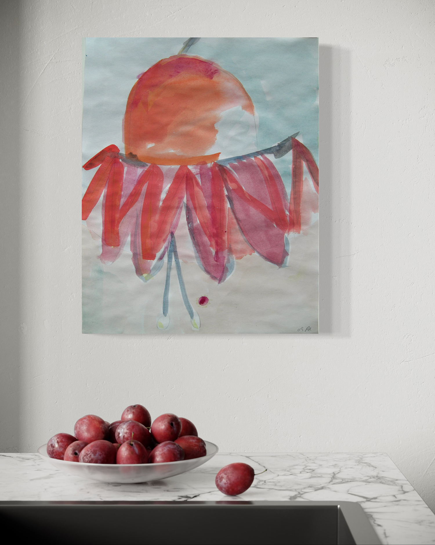 Watercolor C179-09-Fuchsie-Aepfel-72dpi-1500 Watercolor C179-09-Fuchsie-Aepfel-72dpi-1500