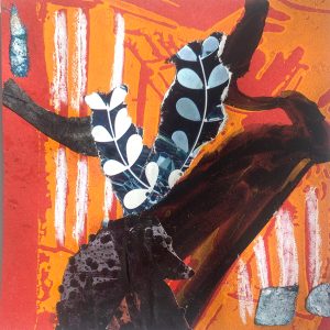 Mixed Media Poetische Miniatur 179 Elonu H855