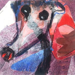 Mixed Media Poetische Miniatur 182 Tutus H858